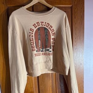 Parks Project Sequoia Graphic Tan Sweater